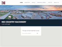 Tablet Screenshot of midcountrymachinery.com